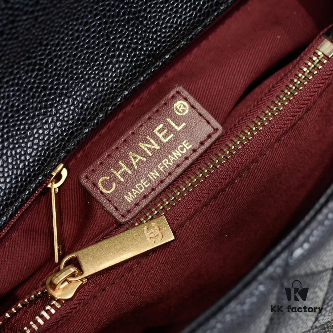 693053def09edb6de4c4f038 Chanel Unique Design Flap Bag with Shoulder and Top Handle, Dual Carry Style, Premium Imported Full-Grain Calfskin, Quilted Texture, Upgraded Luxury Gold-Tone Hardware, Handcrafted by Master Artisans