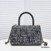 693053e0f09edb6de4c4f03b Chanel 20 Early Autumn New Arrival π₯ Unique Design Flap Bag with Shoulder and Top Handle Dual Carry Options π Premium Imported Sequined Tweed! β One-of-a-Kind Material Paired with Upgraded Full Imported Gold-Tone Hardware πππ Crafted by Master Artisans π Pure Handmade Excellence π An Elegant You Deserves a High-End Chanel Bag That Radiates Grace and Brilliance π Timeless Fashion Model No.: 92991 Size: 26*16*9cm