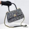 693053e0f09edb6de4c4f03c Chanel 20 Early Autumn New Arrival π₯ Unique Design Flap Bag with Shoulder and Top Handle Dual Carry Options π Premium Imported Sequined Tweed! β One-of-a-Kind Material Paired with Upgraded Full Imported Gold-Tone Hardware πππ Crafted by Master Artisans π Pure Handmade Excellence π An Elegant You Deserves a High-End Chanel Bag That Radiates Grace and Brilliance π Timeless Fashion Model No.: 92991 Size: 26*16*9cm