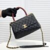693053f1f09edb6de4c4f04c Chanel Unique Design Flap Bag with Shoulder and Top Handle, Dual Carry Style, Premium Imported Full-Grain Calfskin, Quilted Texture, Upgraded Luxury Gold-Tone Hardware, Handcrafted by Master Artisans