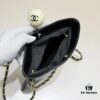 Chanel 24P Hobo Vintage Ping Pong Handbag, Dual-Use Practical Bag with Crossbody Leather-Threaded Chain