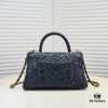 69305417f09edb6de4c4f07b Chanel Unique Design Flap Bag with Chain Strap, Dual Carry (Shoulder & Handheld), Camellia Pattern, Premium Imported Lamb Leather, Upgraded Full Gold-Plated Hardware