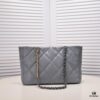 6930542ff09edb6de4c4f09e Mini CHANEL 22B 19BAG Tote Black Gold Italian First-Class GR Lamb Leather