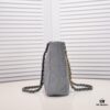 69305430f09edb6de4c4f09f Mini CHANEL 22B 19BAG Tote Black Gold Italian First-Class GR Lamb Leather