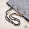 69305432f09edb6de4c4f0a5 Mini CHANEL 22B 19BAG Tote Black Gold Italian First-Class GR Lamb Leather