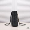 69305435f09edb6de4c4f0a8 Mini CHANEL 22B 19BAG Tote Black Gold Italian First-Class GR Lamb Leather