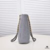 6930543af09edb6de4c4f0b1 Mini CHANEL 22B 19BAG Tote Black Gold Italian First-Class GR Lamb Leather