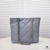 6930543bf09edb6de4c4f0b5 Mini CHANEL 22B 19BAG Tote Black Gold Italian First-Class GR Lamb Leather