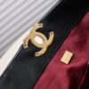 69305444f09edb6de4c4f0c8 CHANEL 22B 19BAG Tote Black Gold Small Size