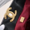 69305447f09edb6de4c4f0ce Large CHANEL 22B 19BAG Tote Black and Gold Italian GR Grade Lambskin