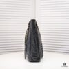 Large AS9088 CHANEL 22B 19BAG Tote Black Gold Italian First-Class GR Lambskin