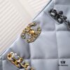 69305458f09edb6de4c4f0e9 Large AS9088 CHANEL 22B 19BAG Tote Black Gold Italian First-Class GR Lambskin