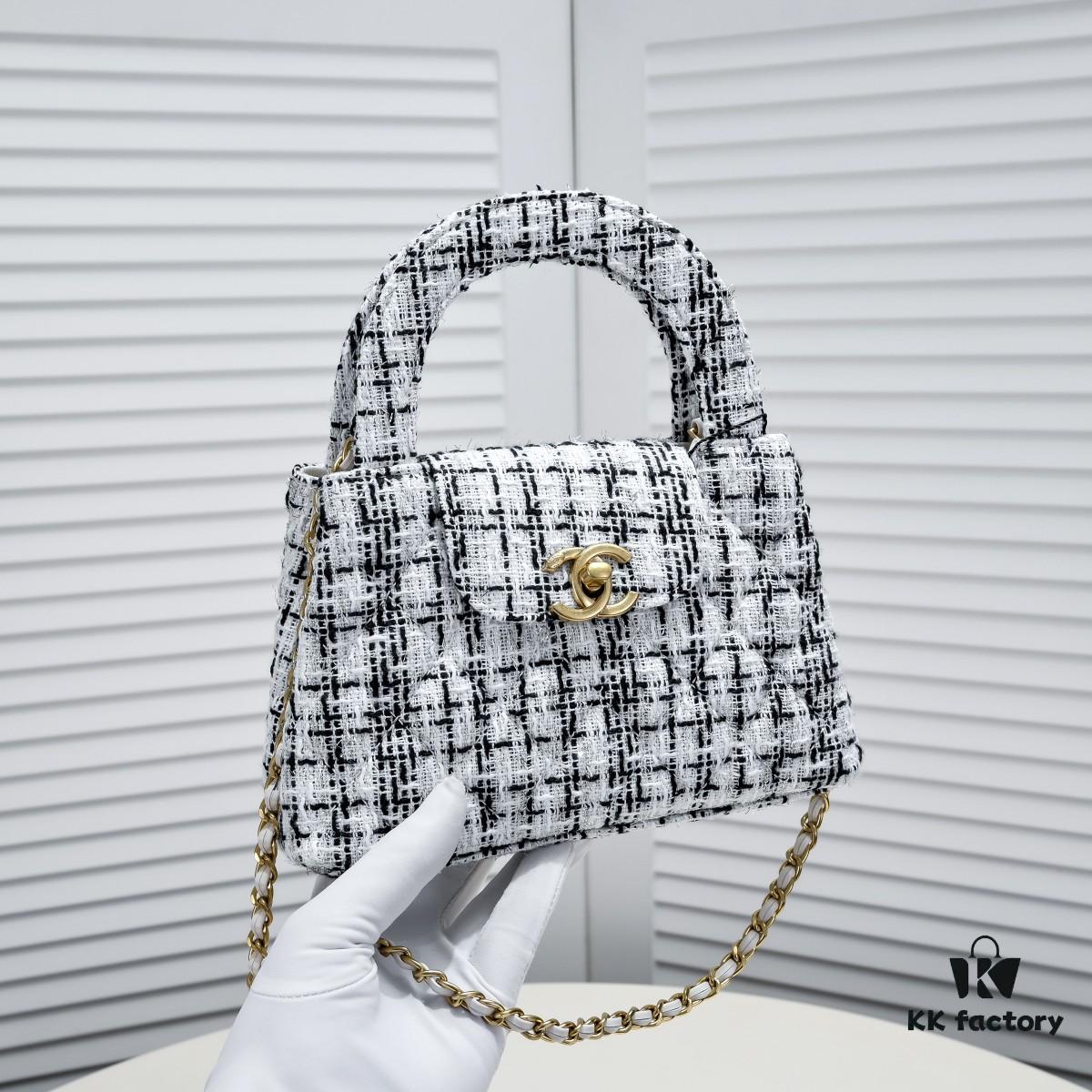 6930549af09edb6de4c4f137 Chanel New Arrival 6170 - Beautiful Tweed Handbag Inspired by Camellia Motif from Fall/Winter 23/24 Collection