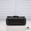693054a2f09edb6de4c4f141 Chanel Hot-Selling Metal CF Mini Flap Bag with Hollow Woven Rope and Gold Ball Detail