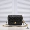 693054a7f09edb6de4c4f146 Chanel Hot-Selling Metal CF Mini Flap Bag with Hollow Woven Rope and Gold Ball Detail