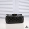 693054a9f09edb6de4c4f147 Chanel Hot-Selling Metal CF Mini Flap Bag with Hollow Woven Rope and Gold Ball Detail