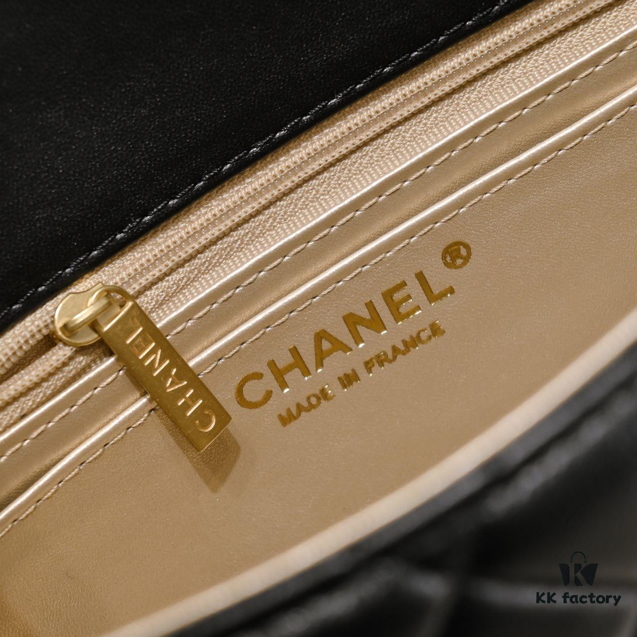 693054aff09edb6de4c4f14d Chanel Hot-Selling Metal CF Mini Flap Bag with Hollow Woven Rope and Gold Ball Detail