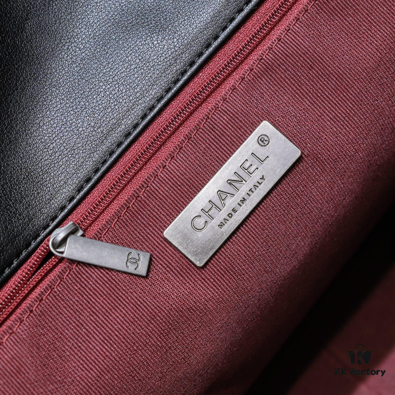693054fdf09edb6de4c4f1a4 Black Large Size Chanel Latest Bestseller Release 📣📣 Same as Counter, Imported Cowhide Leather, Extremely Soft Texture