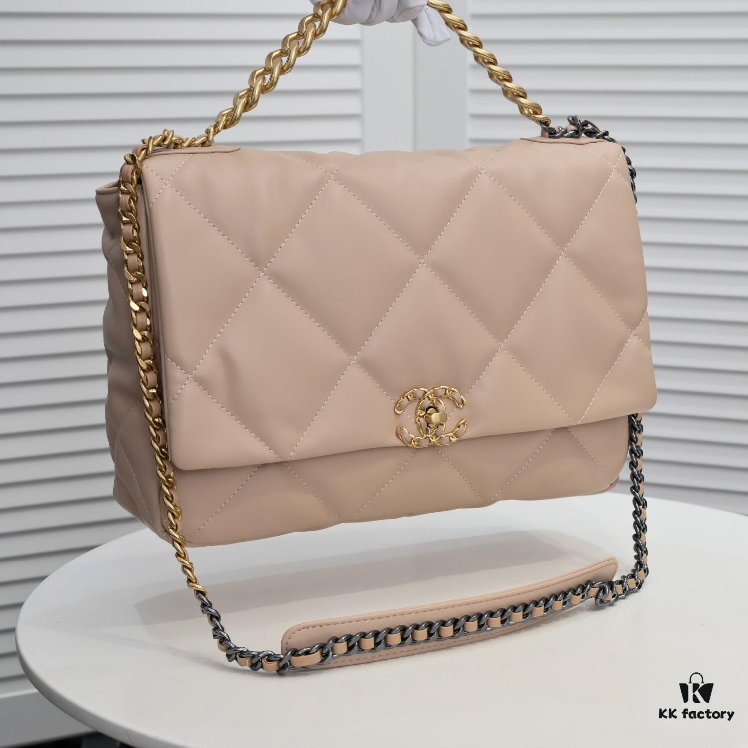 6930550cf09edb6de4c4f1b8 Beige Large Chanel Latest Bestseller Release 📣📣 Cabinet Synchronized, Imported Calfskin Leather with Super Soft Touch