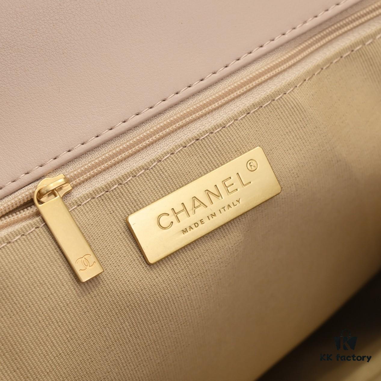 6930550df09edb6de4c4f1bb Beige Large Chanel Latest Bestseller Release 📣📣 Cabinet Synchronized, Imported Calfskin Leather with Super Soft Touch