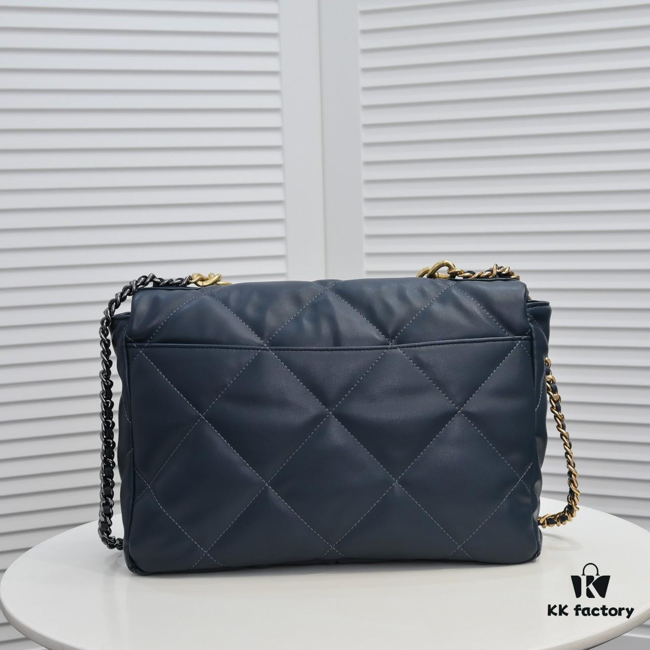 69305511f09edb6de4c4f1be Large Chanel Deep Blue Latest Bestseller Just Arrived – Synchronized with Counter, Imported Cowhide Leather, Super Soft Touch