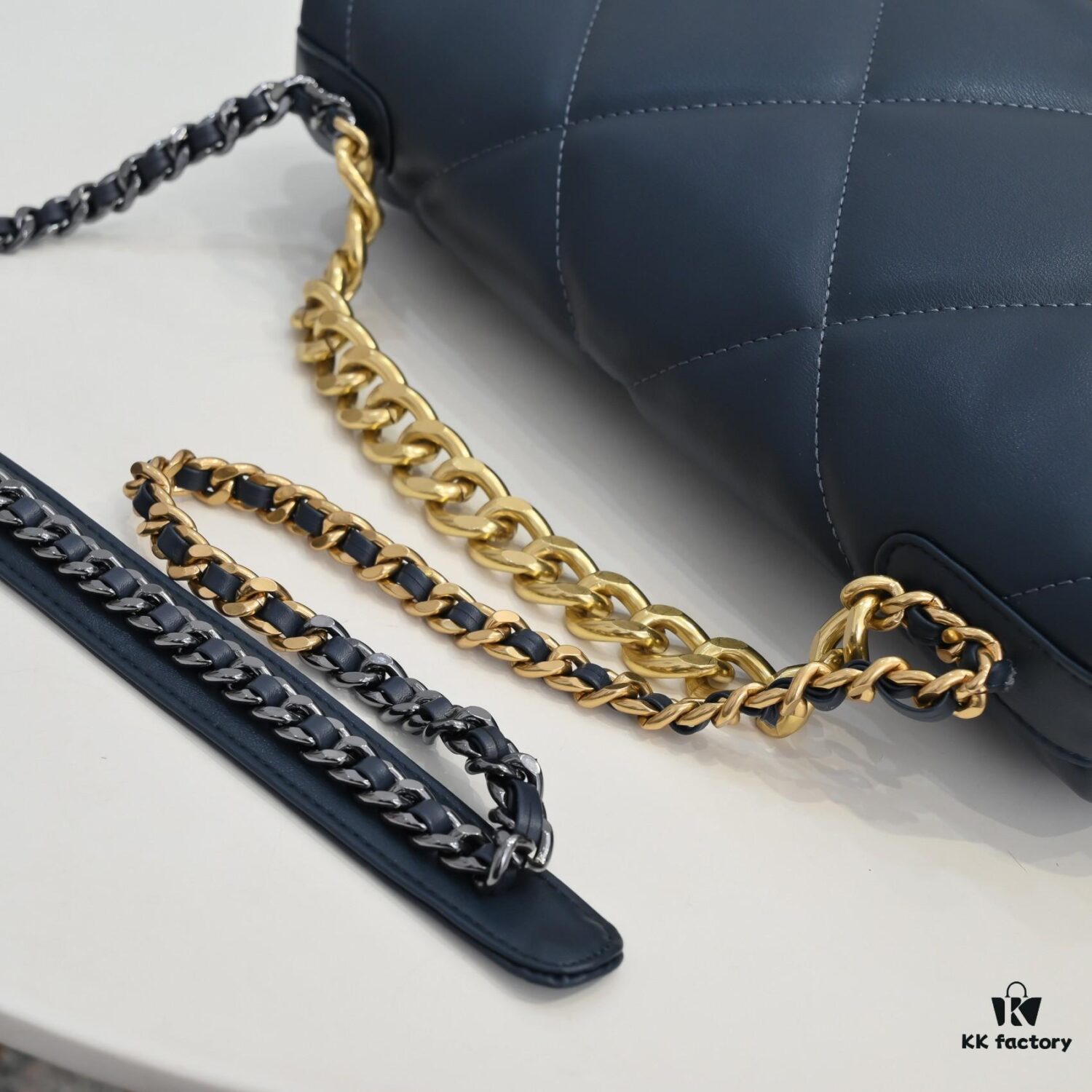 69305514f09edb6de4c4f1c2 Large Chanel Deep Blue Latest Bestseller Just Arrived – Synchronized with Counter, Imported Cowhide Leather, Super Soft Touch
