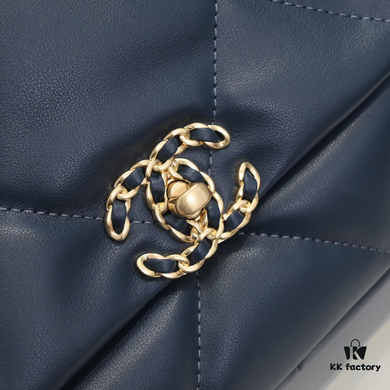 69305518f09edb6de4c4f1c7 Large Chanel Deep Blue Latest Bestseller Just Arrived – Synchronized with Counter, Imported Cowhide Leather, Super Soft Touch