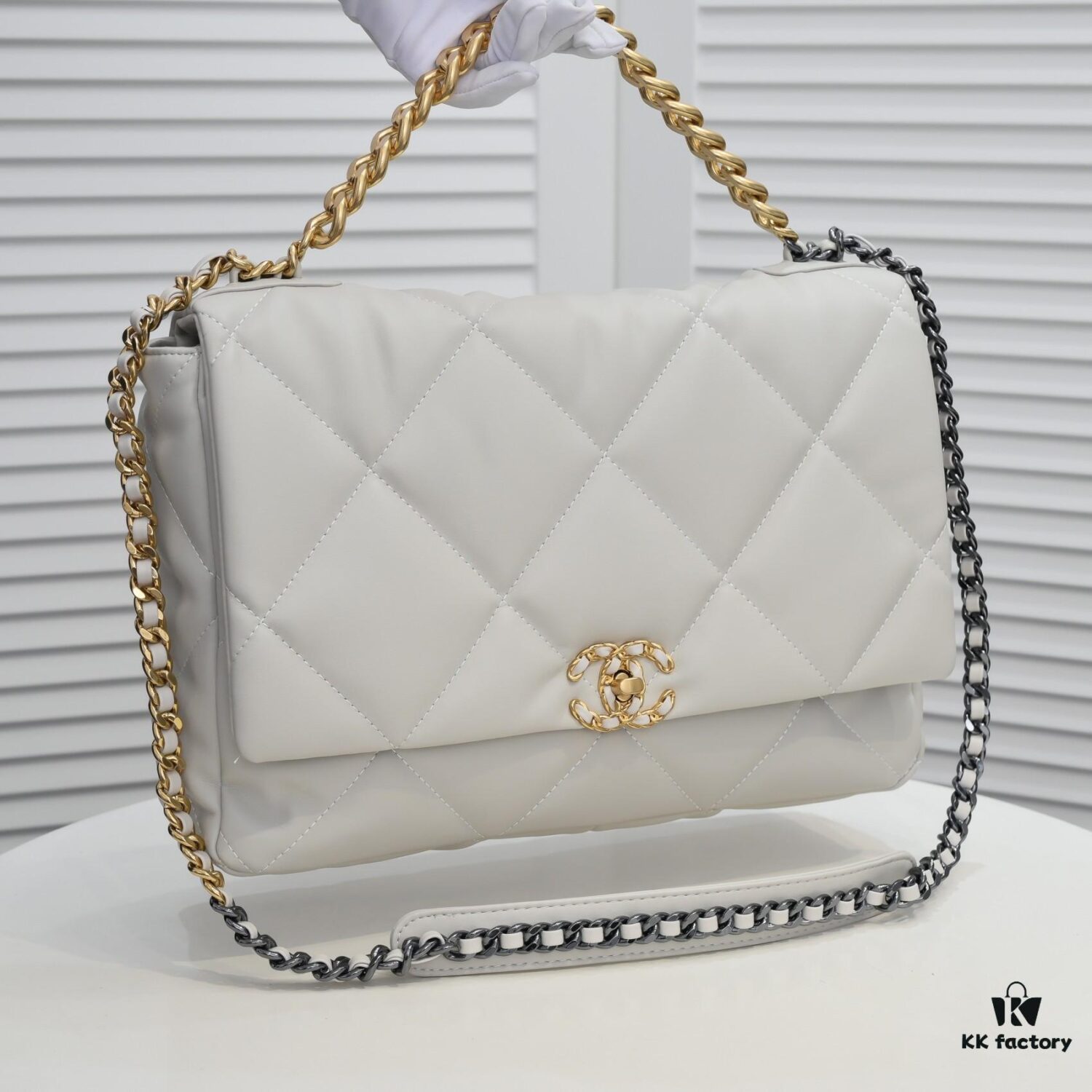 6930551af09edb6de4c4f1c9 Off-white Large Chanel Latest Bestseller Release 📣📣 Same as Boutique, Imported Cowhide Leather with Super Soft Touch