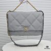 69305521f09edb6de4c4f1d2 Large Gray Chanel Latest Bestseller in Stock 📣📣 Synchronized with Boutique, Imported Calfskin Leather 🐂, Extremely Soft Touch