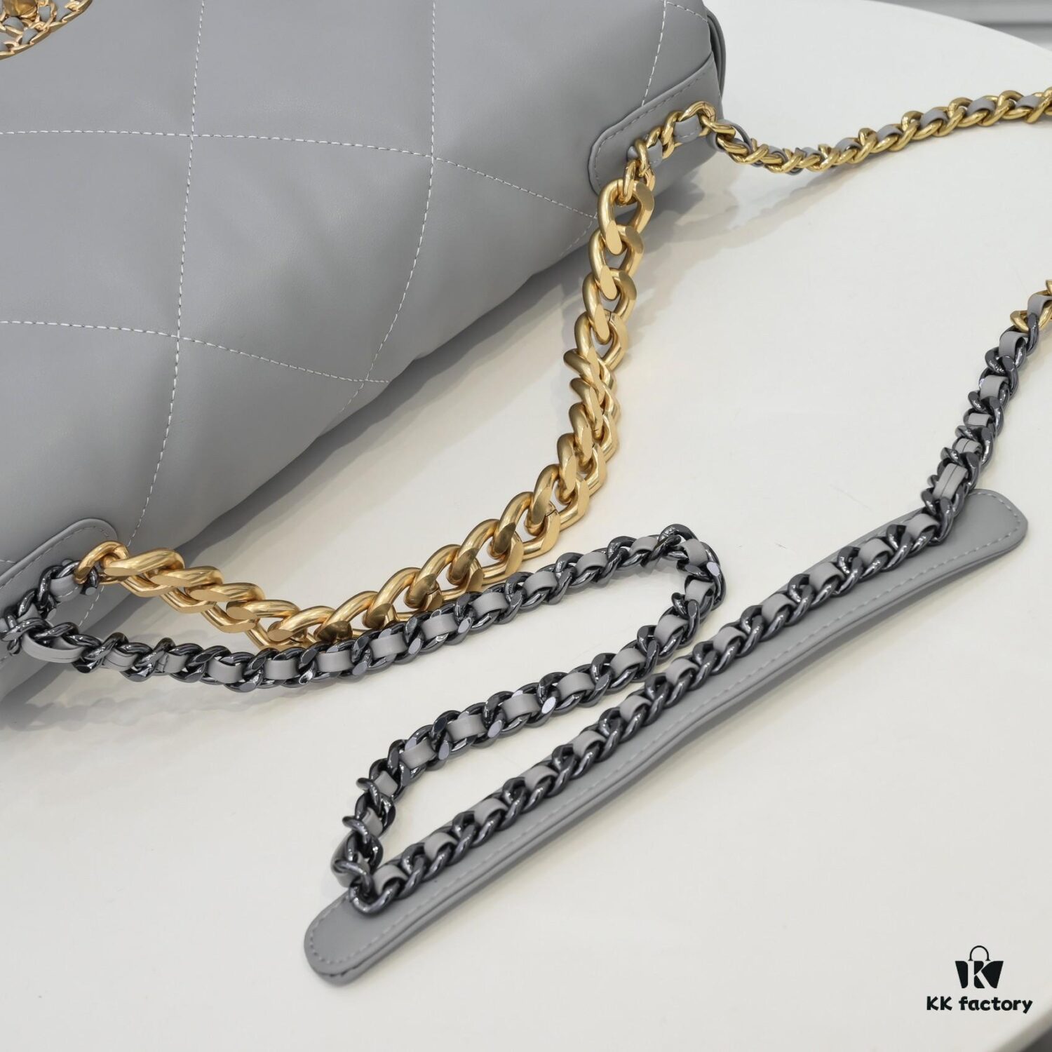69305524f09edb6de4c4f1d6 Large Gray Chanel Latest Bestseller in Stock 📣📣 Synchronized with Boutique, Imported Calfskin Leather 🐂, Extremely Soft Touch