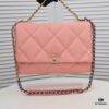 69305527f09edb6de4c4f1dd Pink Large Chanel Latest Bestseller Just Arrived - Synchronized with Counter, Imported Cowhide, Super Soft Touch