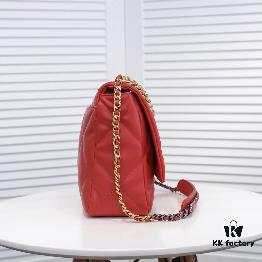 69305530f09edb6de4c4f1ea Large Red Chanel Latest Bestseller Now Available, Huge Size, Synchronized with Counter, Imported Cowhide, Extremely Soft Touch