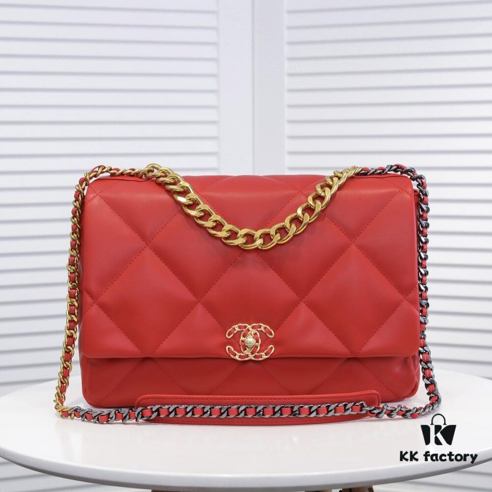 69305532f09edb6de4c4f1ef Large Red Chanel Latest Bestseller Now Available, Huge Size, Synchronized with Counter, Imported Cowhide, Extremely Soft Touch
