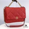 69305533f09edb6de4c4f1f0 Large Red Chanel Latest Bestseller Now Available, Huge Size, Synchronized with Counter, Imported Cowhide, Extremely Soft Touch