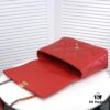 69305533f09edb6de4c4f1f2 Large Red Chanel Latest Bestseller Now Available, Huge Size, Synchronized with Counter, Imported Cowhide, Extremely Soft Touch