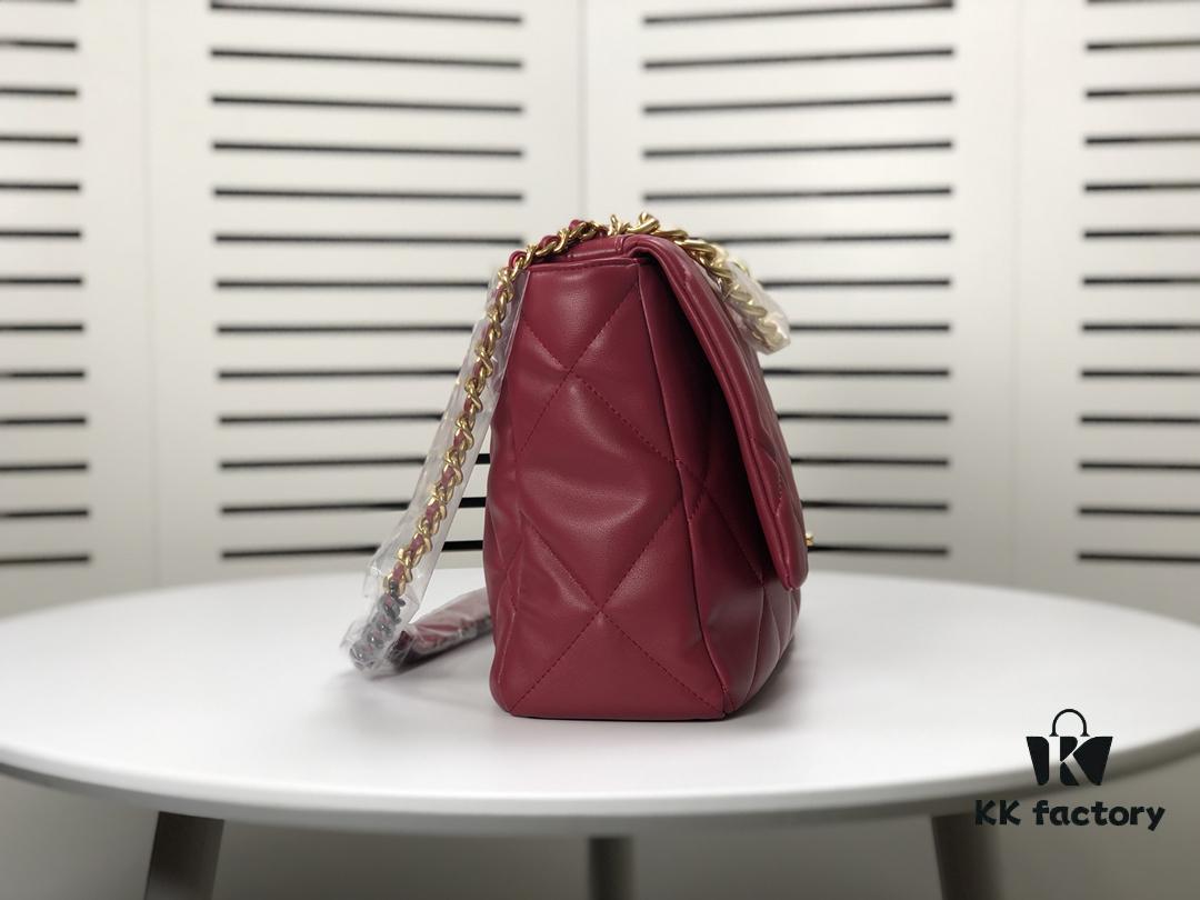 6930553cf09edb6de4c4f201 Burgundy Red Oversized Chanel Latest Bestseller Release 📣📣 Synchronized with Counter, Premium Imported Cowhide Leather, Extremely Soft Touch
