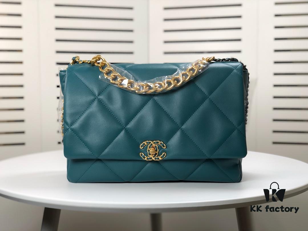 6930553ef09edb6de4c4f206 Turquoise Blue Large Chanel Latest Bestseller Just Arrived, Synchronized with Boutique, Premium Imported Calfskin Leather, Extremely Soft Touch