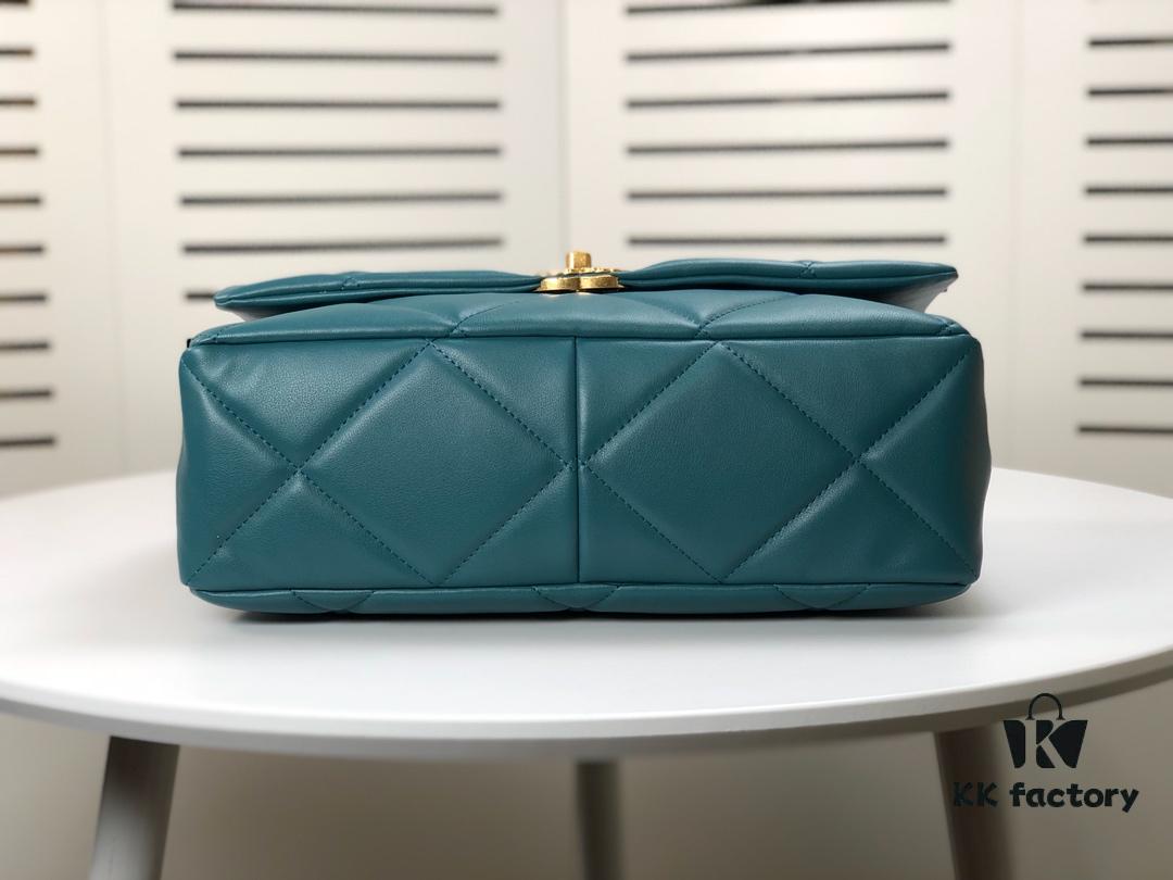 69305540f09edb6de4c4f209 Turquoise Blue Large Chanel Latest Bestseller Just Arrived, Synchronized with Boutique, Premium Imported Calfskin Leather, Extremely Soft Touch