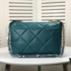 69305540f09edb6de4c4f20a Turquoise Blue Large Chanel Latest Bestseller Just Arrived, Synchronized with Boutique, Premium Imported Calfskin Leather, Extremely Soft Touch