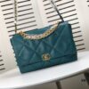 69305542f09edb6de4c4f20c Turquoise Blue Large Chanel Latest Bestseller Just Arrived, Synchronized with Boutique, Premium Imported Calfskin Leather, Extremely Soft Touch