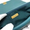 69305542f09edb6de4c4f20e Turquoise Blue Large Chanel Latest Bestseller Just Arrived, Synchronized with Boutique, Premium Imported Calfskin Leather, Extremely Soft Touch