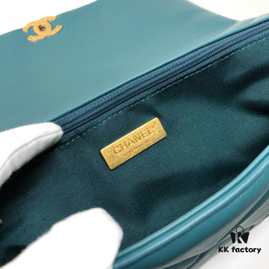 69305542f09edb6de4c4f20e Turquoise Blue Large Chanel Latest Bestseller Just Arrived, Synchronized with Boutique, Premium Imported Calfskin Leather, Extremely Soft Touch