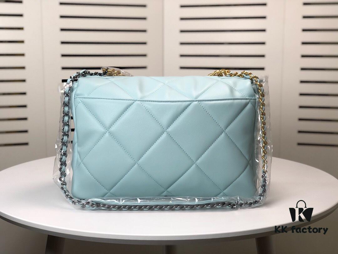 69305543f09edb6de4c4f20f Mint Green Large Chanel Latest Bestseller Release 📣📣 Cabinet Synchronized, Imported Cowhide Leather with Super Soft Touch