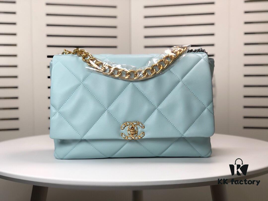 69305544f09edb6de4c4f210 Mint Green Large Chanel Latest Bestseller Release 📣📣 Cabinet Synchronized, Imported Cowhide Leather with Super Soft Touch