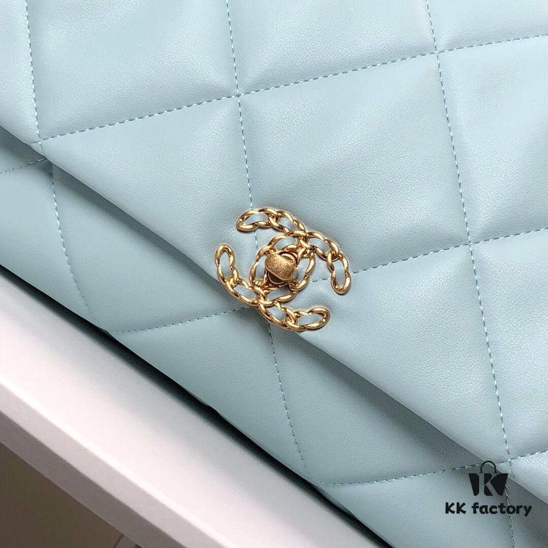 69305544f09edb6de4c4f212 Mint Green Large Chanel Latest Bestseller Release 📣📣 Cabinet Synchronized, Imported Cowhide Leather with Super Soft Touch