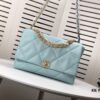 69305546f09edb6de4c4f215 Mint Green Large Chanel Latest Bestseller Release 📣📣 Cabinet Synchronized, Imported Cowhide Leather with Super Soft Touch