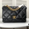 69305547f09edb6de4c4f216 Black Large Size Chanel Latest Bestseller Just Arrived - Imported Cowhide, Soft Texture, Elegant and Versatile Design