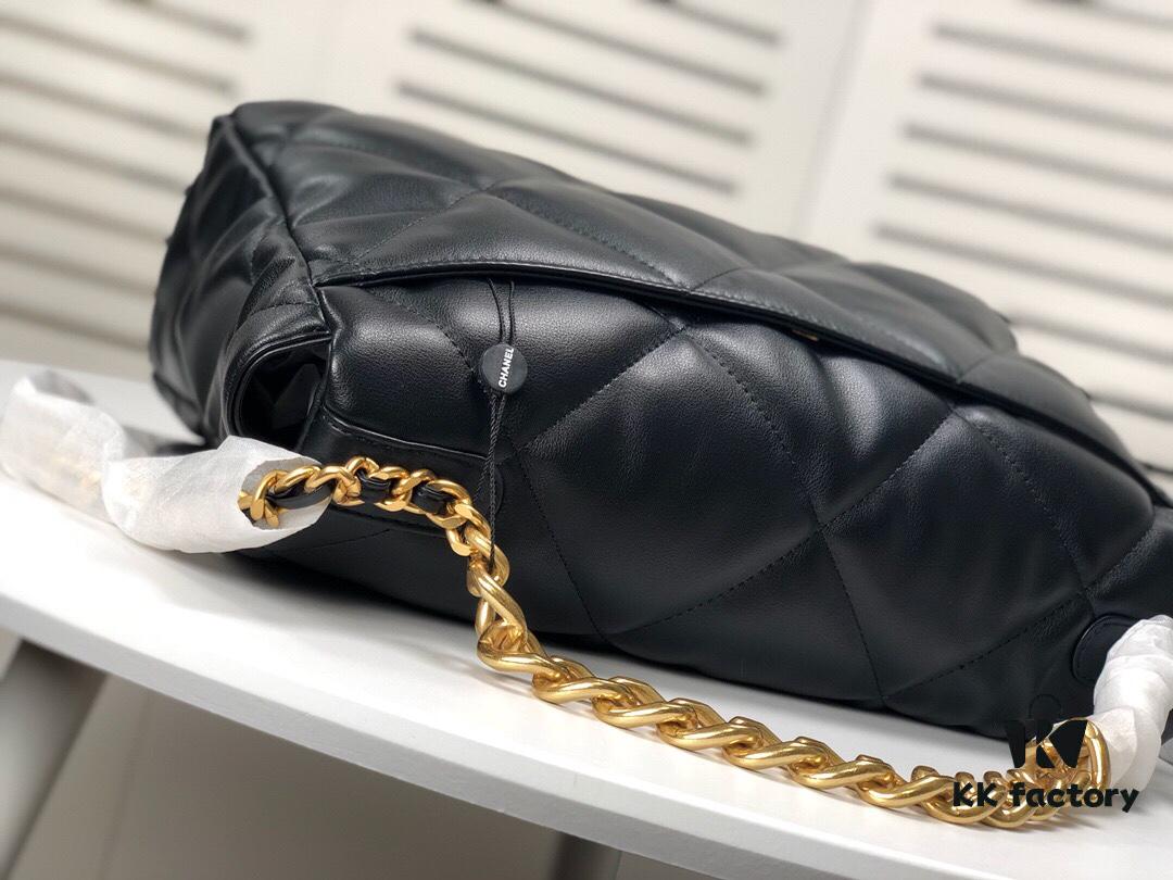 6930554af09edb6de4c4f21b Black Large Size Chanel Latest Bestseller Just Arrived - Imported Cowhide, Soft Texture, Elegant and Versatile Design