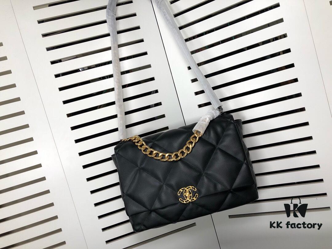 6930554cf09edb6de4c4f21e Black Large Size Chanel Latest Bestseller Just Arrived - Imported Cowhide, Soft Texture, Elegant and Versatile Design