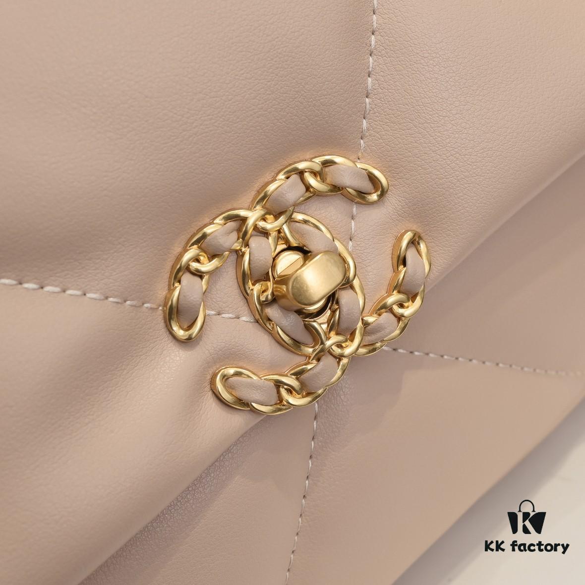 69305550f09edb6de4c4f224 Beige Medium Chanel Latest Bestseller Just Arrived, Synchronized with Boutique, Premium Imported Calfskin, Extremely Soft Texture